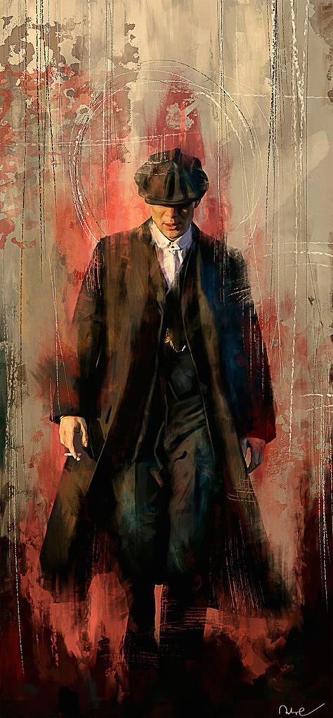 Digital Portrait Illustrations by Namecchan Peaky Blinders Merchandise, Peaky Blinders Theme, Peaky Blinders Poster, Peaky Blinders Characters, Peaky Blinders Wallpaper, Fashion Show Poster, Red Right Hand, Digital Portrait Illustration, Peaky Blinders Tommy Shelby