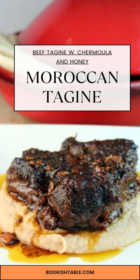 This delicious dinner is absolutely stunning! Wow your family, yourself, and guests with this flavorful and tender tagine recipe! Beef Tagine Recipes Moroccan Spices, Pork Tagine Recipes, Chicken Tagine Recipes, Beef Tagine Recipes, Morocco Recipes, Tajine Recipes, Moroccan Foods, Moroccan Tagine Recipes, Moroccan Dinner