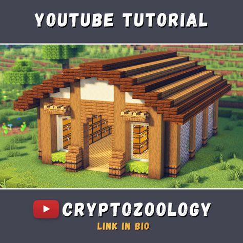 Storage House for Minecraft! Works on both Java and Bedrock. Tutorial is on my YouTube! Minecraft Crafts, House For Minecraft, Paw Patrol Videos, Minecraft Storage, House Tutorial, Minecraft Bedroom, Storage House, Wall Designs, Minecraft Tutorial