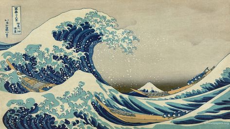 Japanese Wave Painting, Gunung Fuji, Hokusai Great Wave, Illustration Kunst, Monte Fuji, Istoria Artei, Mont Fuji, Hur Man Målar, Seni 2d