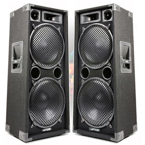 PAIR MAX 2x12 3 way PA DJ DISCO BAND KARAOKE 2800w Peak Bass Floor Loud Speakers · $139.00 Dj Speakers, Dj Disco, Passive Speaker, Dj Gear, Record Players, Types Of Music, Bass, Speaker, Dj