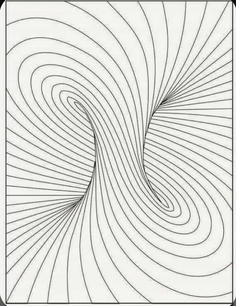 Optical Illusion Coloring Pages, Illusion Coloring Pages, Geometric Illusion, Optical Illusion Drawing, Optical Illusion Tattoo, Illusion Drawings, Abstract Coloring Pages, Art Optical, Quilt Modernen