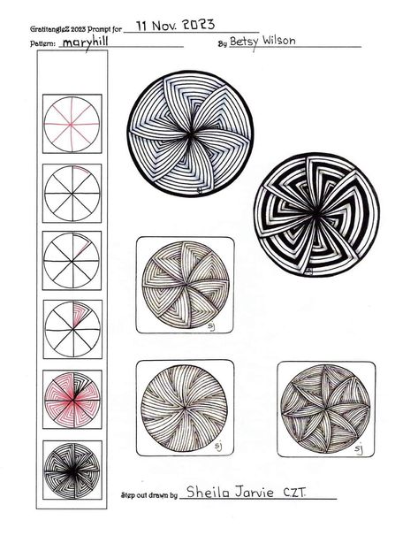 Round Zentangle Patterns, Zentangle Circles, Circle Zentangle, Doodle Tutorial, Geometric Patterns Drawing, Zen Circle, Patterns Drawing, Zentangle Flowers, Bullet Journaling Ideas