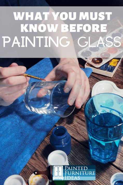 Learn how to paint on glass with these great tutorials on how to paint glass" class Painted Furniture Ideas, Painting On Glass Windows, Glass Paint Markers, Painted Glass Bottles, Hand Painted Glassware, Painting Glass, Glass Painting Designs, Diy Glass Bottle Crafts, Glass Paint