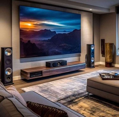 Party Basement, Small Theatre Room, Luxury Cinema, Cinema Room Design, Small Theatre Room Ideas, Theatre Room Ideas, Game Room Ideas, Best Home Theater System, Home Theater Room Design