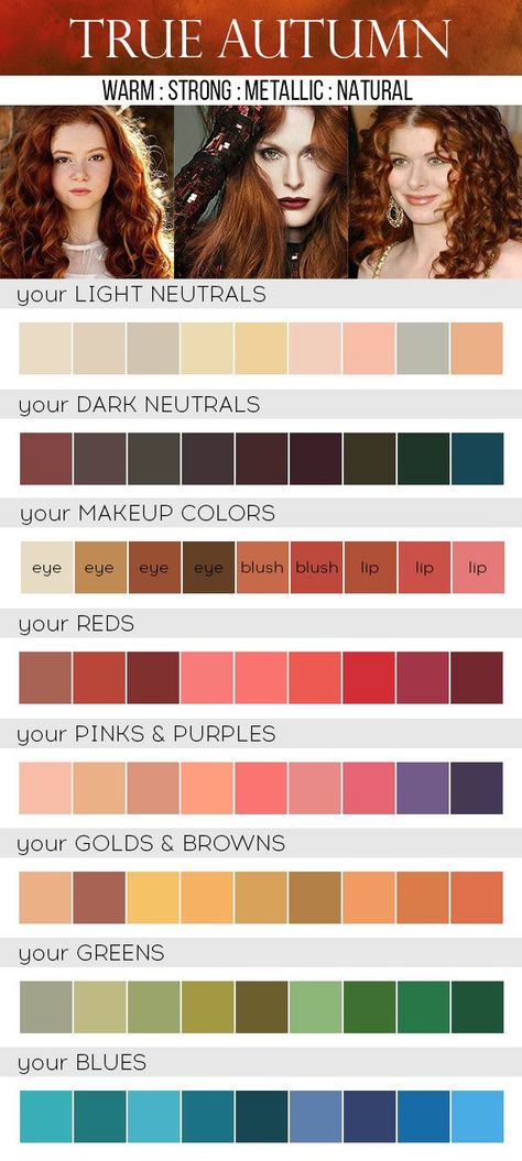 True Autumn Color Palette, Make Up Guide, Autumn Color Palette Fashion, Warm Fall Outfits, Autumn Skin, Deep Autumn Color Palette, Soft Autumn Color Palette, Autumn Color Palette, True Autumn