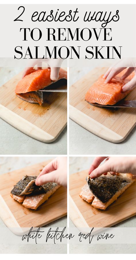 Salmon Recipes With Skin On, How To Take Skin Off Salmon, Salmon Skin Recipes, Salmon Recipes Skin On, How To Cook Salmon With Skin On, Salmon Skin On Recipes, How To Make Salmon, Skin On Salmon Recipes, Salmon With Skin Recipes