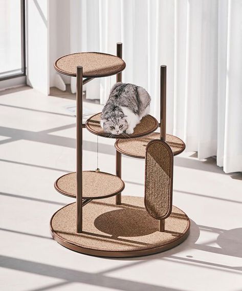 Elegant Cat Furniture, High End Cat Furniture, Chic Cat Furniture, Pretty Cat Furniture, Modern Cat Scratcher, Cool Cat Furniture, Chic Cat Tree, Fancy Cat Tree, Stylish Cat Tree