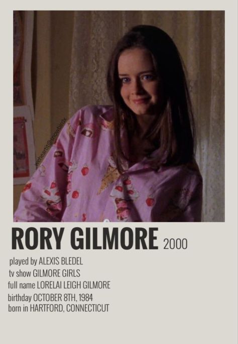 Polaroid Film Poster, Gilmore Girls Poster, Gilmore Girls Characters, Movie Character Posters, Lane Kim, Gilmore Girls Outfits, Gilmore Girls Seasons, Gilmore Girls Fan, Polaroid Posters