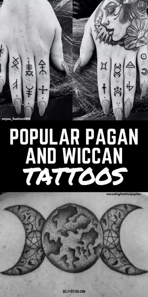 Witch Symbol Tattoo Ideas, Wiccan Finger Tattoos For Women, Pagan Hand Tattoos For Women, Witchcraft Finger Tattoos, Tattoo Ideas Pegan, Wiccan Symbols Tattoo, Blessed Be Tattoo Wicca, Witch Protection Tattoo, Wicca Finger Tattoo