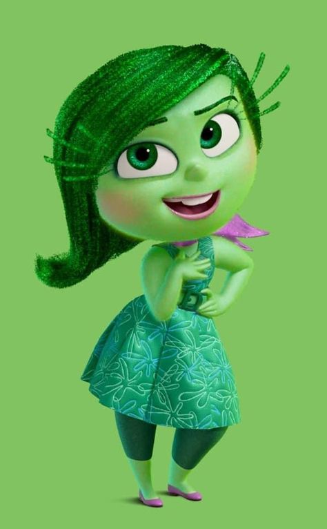 Disgust Inside Out Aesthetic, Coffee Dates Aesthetic, Inside Out Coloring Pages, Disgusted Inside Out, Spirit Week Outfits, Inside Out Characters, Disney Secrets, Disney Inside Out, Disney Gif