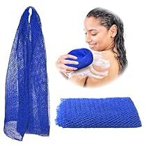 African Scrub Net, Exfoliating Net, African Net Sponge, Bath Sponges, Body Cleansing, Back Scrubber, Black Skin Care, Exfoliating Gloves, Scalp Scrub