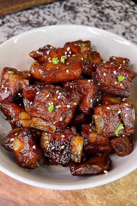 Chinese Riblets Recipe, Pork Spare Ribs Chinese Style, Spare Ribs Chinese Style, Sweet And Spicy Pork Ribs, Small Pork Ribs Recipe, Chinese Sweet And Sour Pork Ribs, Chinese Style Ribs Recipe, Korean Pork Spare Ribs Recipe, Sweet Sour Ribs