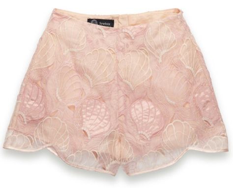 Sretsis :'( #mermaid Pink Lace Shorts, Mermaid Shorts, Shorts High Waisted, Pink Shorts, Pink Lace, Bottoms Pants, Lace Shorts, Style Me, Shells