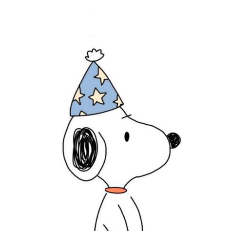 Birthday Cute Drawings, Birthday Cartoon Aesthetic, Cute Drawing Birthday, Birthday Cartoon Drawing, Cute Birthday Drawings, Drawings Birthday, Snoopy Pfp, Birthday Doodles, Birthday Drawing Ideas