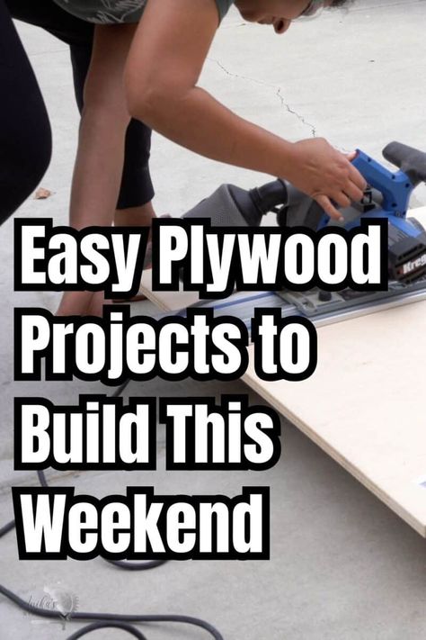 Easy Diy Wood Furniture, One Day Woodworking Projects, Cool Easy Wood Projects, Easy Plywood Projects, No Saw Wood Projects, Small Wood Work Projects, Cute Diy Wood Projects, Plywood Woodworking Projects, Timber Projects Ideas