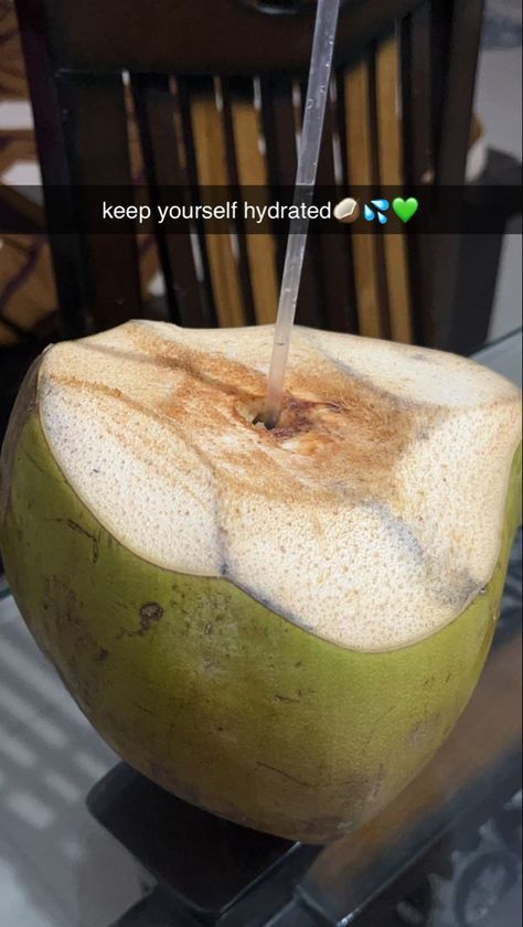 new addiction🤤💦 Food Captions For Snapchat, Coconut Snapchat Stories, Water Snapchat Stories, Coconut Water Snapchat Stories, Food Snap Ideas, Coconut Captions Instagram, Summer Snapchat Stories, Summer Snaps Ideas, Coconut Water Snap