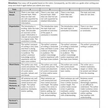 Essay Rubric | Read Write Think Essay Rubric, Cause And Effect Essay, College Application Essay, Paper Writer, Writing Rubric, Best Essay Writing Service, Paragraph Essay, Critical Essay, School Binder