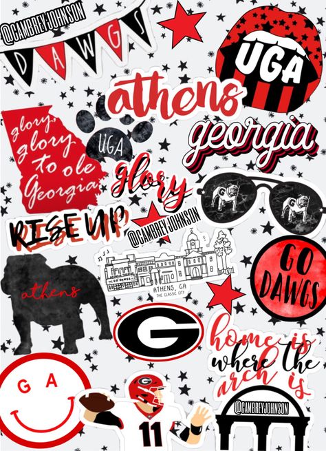 Georgia Bulldog Aesthetic, Cute Uga Wallpaper, Uga Aesthetic Wallpaper, University Of Georgia Wallpaper, University Of Georgia Art, Georgia Wallpaper Iphone, Ga Bulldogs Wallpaper, Uga College Aesthetic, Cute Georgia Bulldogs Wallpaper