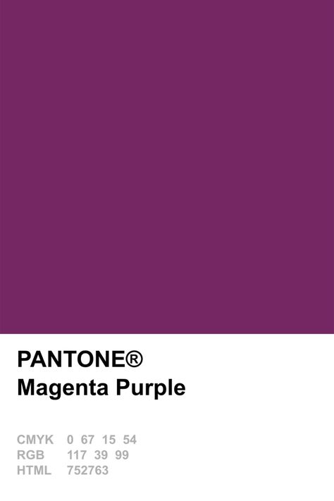 Pantone 2014 Magenta Purple Shades Of Magenta, Pantone Purple Shades, Magenta Purple, Magenta Pantone, Pantone Purple, Magenta Color, Pantone Swatches, Pantone Palette, Pantone Colour Palettes