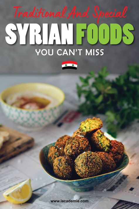 Syrian cuisine is a delicious blend of vegetarian-friendly dishes, herbs, and spices, including hummus, shawarma, and baklava, reflecting the country's diverse cultural heritage. Syrian Falafel Recipe, Syrian Cuisine, Syrian Recipes Arabic Food, Syrian Dishes, Syrian Food Recipes, Syrian Recipes, Middle Eastern Recipes Arabic Food, Syrian Food, Middle East Recipes