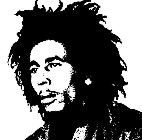 Bob Marley Black And White, Bob Marley Stencil, Aop Prints, Marley Tattoo, Bob Marley Tattoo, Black And White Graphic, Propaganda Art, Angel Tattoo Designs, Biggie Smalls