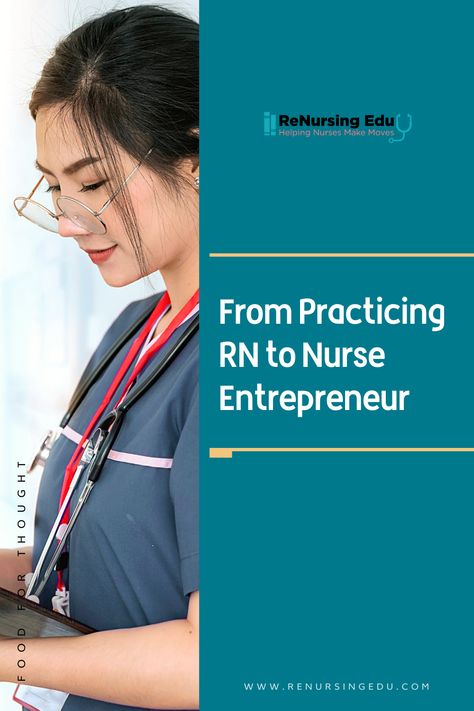 Nurse Entrepreneur Ideas, Nurse Entrepreneur, Pregnant Nurse, Healthcare Business, Becoming A Nurse, Nursing Profession, Successful Business Owner, Business Courses, Nursing Jobs