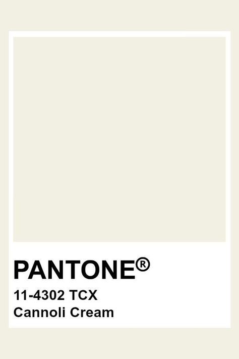 Off White Pantone, Cream Pantone, White Pantone, Pantone Tcx, Pantone Color Chart, Cannoli Cream, Pantone Swatches, Pantone Palette, Pantone Colour Palettes