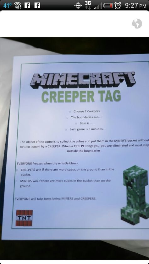 Tag Minecraft Birthday Party Games, Minecraft Camp, Minecraft Party Ideas, Minecraft Party Games, Diy Minecraft Birthday Party, Games Minecraft, Minecraft Decoration, Minecraft Theme, Diy Minecraft