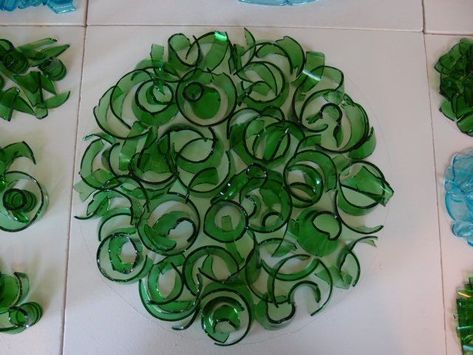 Glass Making — Tiree Glass Upcycling, Slumped Glass, Kiln Formed Glass, Shop Shelving, Melting Glass, Plastic Bottle Flowers, Glass Fusion Ideas, Fused Glass Plates, Fused Glass Artwork