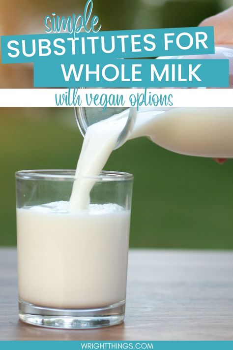 Substitute For Whole Milk, Whole Milk Substitute, Milk Substitute For Cooking, Milk Substitute For Baking, Evaporated Milk Substitute, Milk Replacement, Milk Substitute, Flax Milk, Vegetarian Substitutes