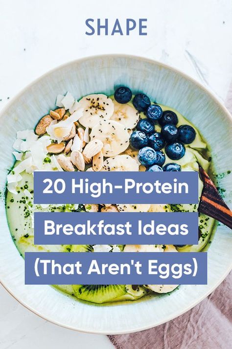 Healthy Protein Breakfast, Healthy High Protein Breakfast, Egg Free Breakfast, Lung Cleanse, High Protein Breakfast Recipes, Dairy Free Breakfasts, High Protein Low Carb Recipes, Getting Fit, Protein Breakfast Recipes