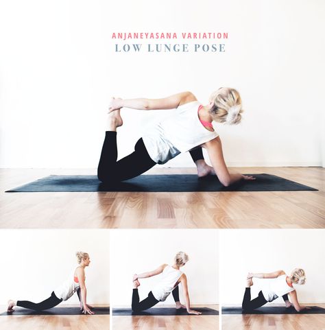 Low Lunge Yoga Variation, Low Lunge Yoga, How To Do Lunges, Yoga Chic, Low Lunge, Crescent Lunge, Cow Face Pose, Hip Opening Yoga, Yoga Poses For Men