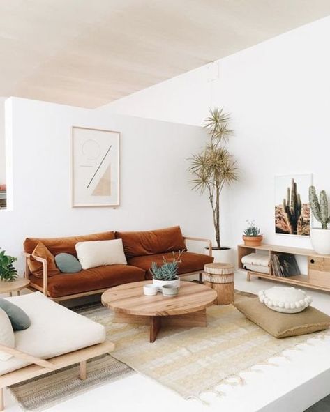 minimal geometric art. | sfgirlbybay | Bloglovin’ Couch Kitchen, Desert Living Room, House Aesthetics, Furnitur Ruang Keluarga, Kitchen Apartment, Bohemian Decoration, Studio Spaces, Hus Inspiration, Sitting Pretty