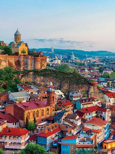 Tbilisi, Georgia travel guide | Wanderlust Holiday Places, Travel Packing Tips, Visit Georgia, Georgia Vacation, Singapore City, Georgia Travel, Great River, World Cities, Vacation Places