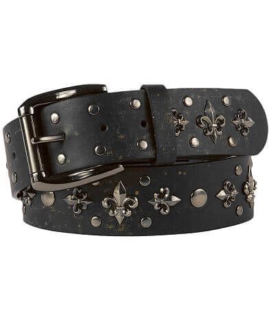 BKE Double Cross Leather Belt - Men's Accessories in Black | Buckle Men's Belts, Cross Belt, Nice Belts, Ethereal Makeup, Cloth Belt, Men's Belt, Leather Wear, Studded Belt