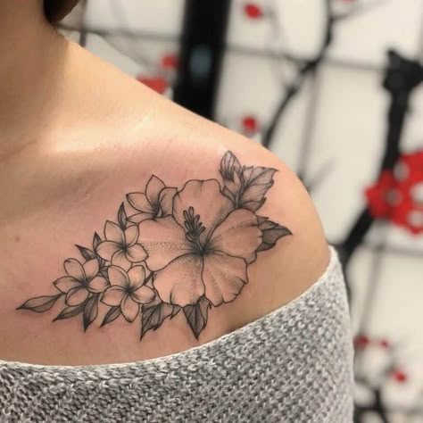 Pr Tattoo, Hawaiian Flower Tattoo, Hawaii Flower Tattoos, Plumeria Flower Tattoos, Tropical Flower Tattoos, Hawaiian Flower Tattoos, Plumeria Tattoo, Hibiscus Flower Tattoos, Hawaii Tattoos