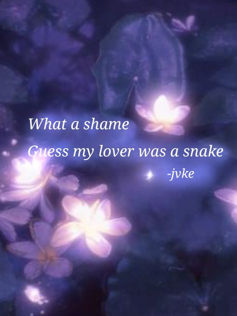 What A Shame, My Lover, A Snake