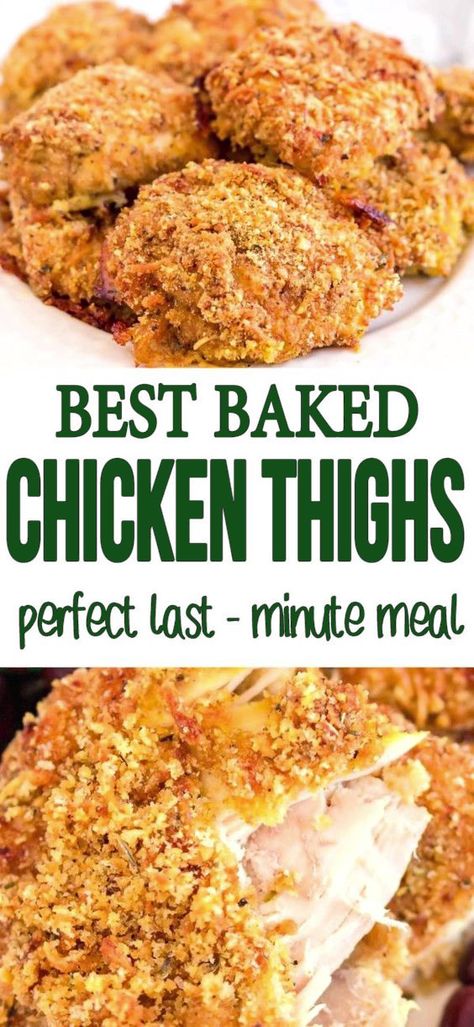 Best Baked Chicken Thighs, Best Baked Chicken, Easy Chicken Thigh Recipes, Walnut Recipes, Boneless Chicken Thigh Recipes, Chicken Thigh Recipes Baked, Quick Food, Baked Chicken Thighs, Chicken Dishes Recipes