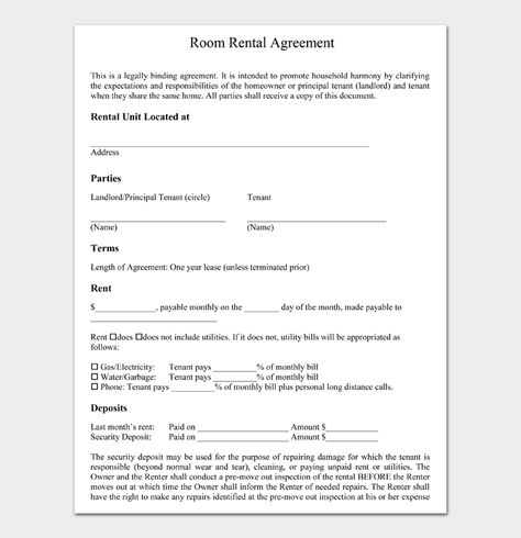 22 Free Room Rental Agreement Templates (Word | PDF Forms) Tenant Agreement Form, Room Rental Agreement Free Printable, Rental Agreement Form Free Printable, Lease Agreement Free Printable, Roommate Agreement, Room Rental Agreement, Room Mates, Rental Agreement Templates, Cleaning Schedules