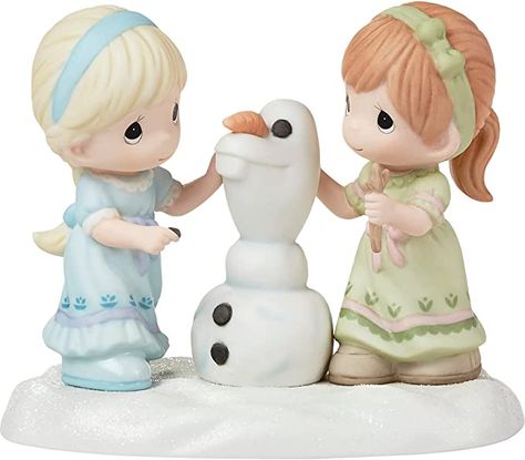 Frozen Build A Snowman, Making A Snowman, Disney Precious Moments, Anna Et Elsa, Film Frozen, Building A Snowman, Better With You, Anna And Elsa, Make A Snowman