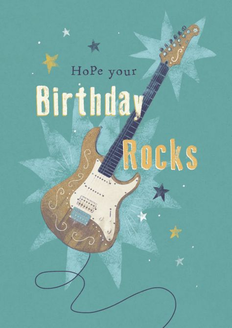 Happy Birthday Guitar, Happy Birthday Nephew, Happy Birthday Music, Happy Birthday Man, Best Birthday Quotes, Nephew Birthday, Happy Birthday Pictures, Birthday Blessings, Music Birthday