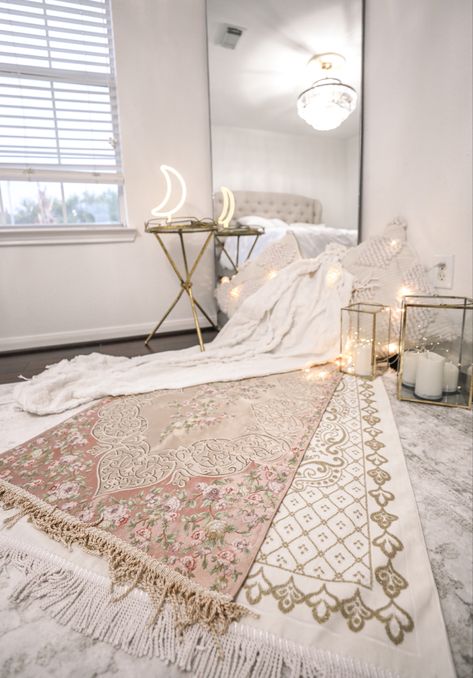 Ramadan decoration, Ramadan preparation, Ramadan lights, Ramadan room decor, Ramadan home decor, Ramadan prayer area, Muslim, Quran, Muslimah, Ramadan fashion, Ramadan look, Ramadan inspiration, Ramadan motivation Ramadan Bedroom Decor, Ramadan Room Decor, Ramadan Prayer Corner, Ramadan Corner, 2024 Growth, Ramadan Lights, Muslim Prayer Room Ideas, Prayer Room Ideas, Ramadan Prayer