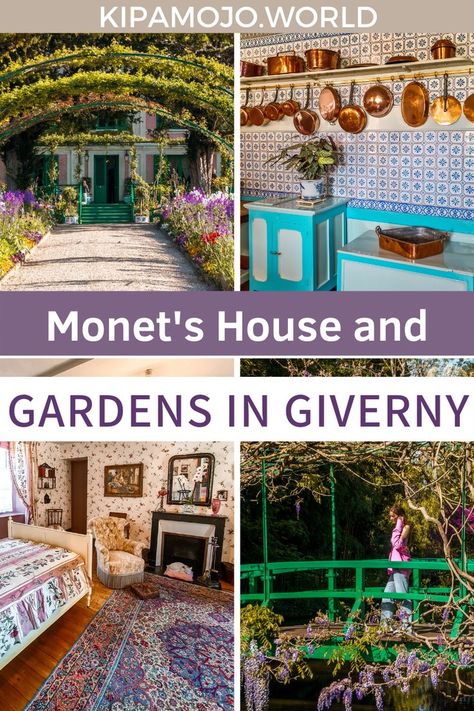 Giverny Monet House, French Thanksgiving, Monet House, Claude Monet House, Monet Giverny, Giverny Monet, Giverny France, Day Trip From Paris, Exhibition Posters