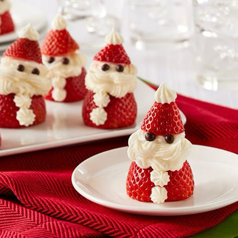 Strawberry Santas, Christmas Strawberry, Bojon Gourmet, Christmas Brunch, Christmas Food Desserts, Santa Hats, Xmas Food, Christmas Party Food, Christmas Snacks