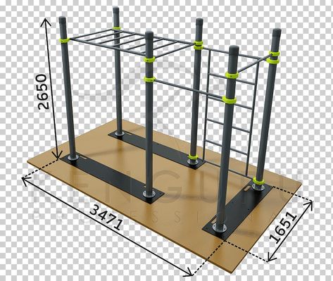 Calisthenics Playground, Calisthenics Bars, Garden Gym, Wall Bars, Bar Street, Backyard Gym, Swedish Wall, Gym Bar, Kids Play Spaces