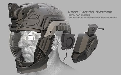 P3 Tactical Helmet | SRU AIRSOFT Masks Full Face, Full Face Masks, Armour Ideas, App Design Trends, Futuristic Military, Military Helmet, Futuristic Helmet, Helmet Concept, Army Gears