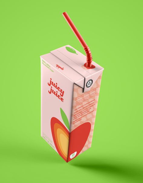 70s Branding projects | Photos, videos, logos, illustrations and branding on Behance Juice Packaging Design Carton, Juice Box Aesthetic, Juice Box Packaging, Juice Package Design, 70s Packaging, Juice Box Design, 70s Branding, Juice Design, Juice Carton