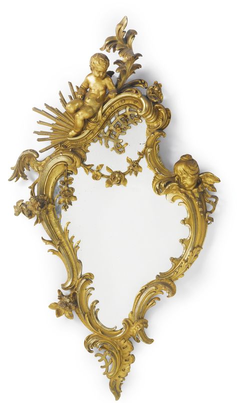 n08784lot5znm7en зеркала ||| сотбис Rococo Frame, Rococo Mirror, Rococo Furniture, Baroque Decor, Mirror Frame Diy, Italian Baroque, Baroque Art, Wood Carving Designs, Mirror Design