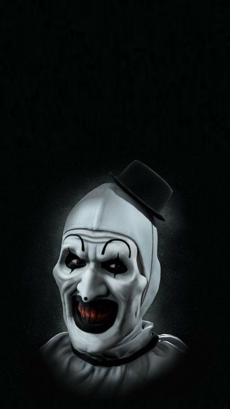 Terrifier Iphone Wallpaper, Evil Clown Wallpaper, Terrifier Wallpaper Iphone, Art The Clown Terrifier Wallpaper, Art The Clown Terrifier Drawing, Terrifier Wallpaper, Halloween Pictures To Draw, Terrifier Clown, Creepy Clown Pictures